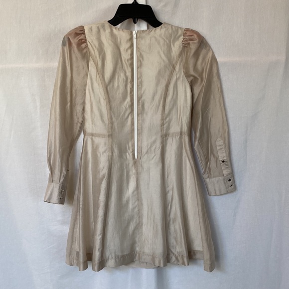 🎉 3 For $20 GB GIRLS Party Dress Size 10 (M) Faux Wrap V Neck Long Sleeve NWOT - Picture 2 of 5